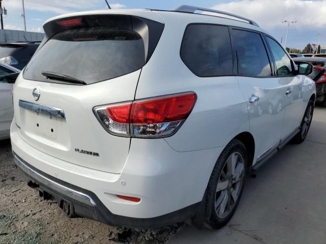 5N1AR2MN3EC626039 - 2014 NISSAN PATHFINDER S WHITE photo 3