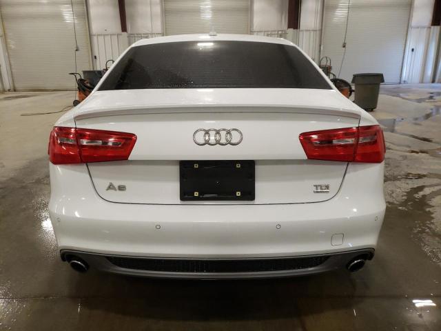 WAUHMAFC9EN093798 - 2014 AUDI A6 PRESTIGE WHITE photo 6