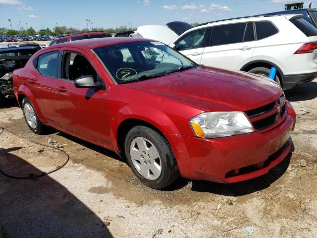 1B3LC46B69N519432 - 2009 DODGE AVENGER SE RED photo 4