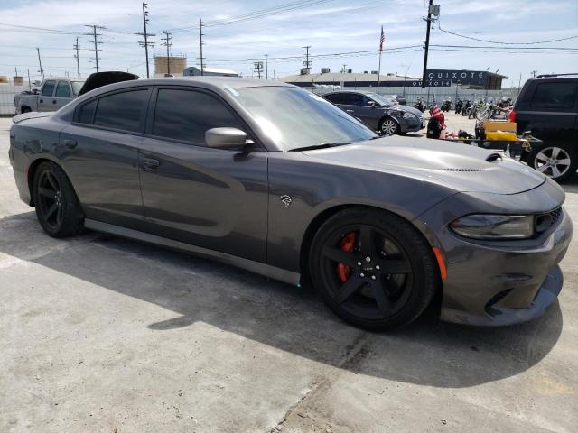 2C3CDXL98KH760653 - 2019 DODGE CHARGER SRT HELLCAT GRAY photo 4