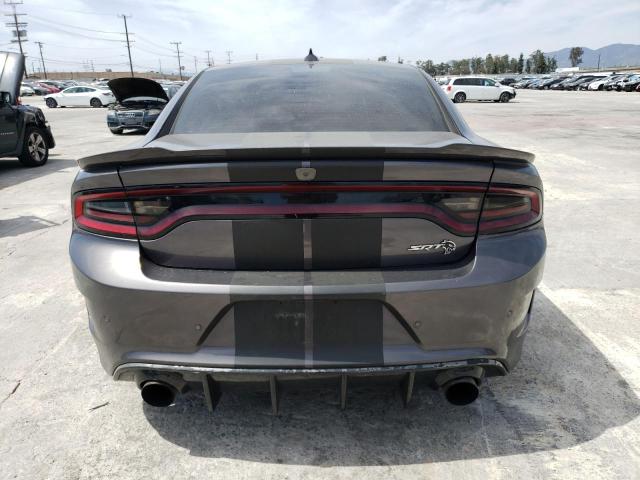 2C3CDXL98KH760653 - 2019 DODGE CHARGER SRT HELLCAT GRAY photo 6