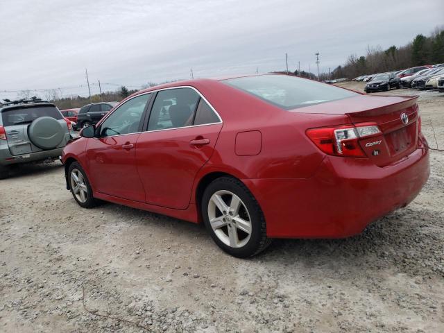 4T1BF1FK2DU715393 - 2013 TOYOTA CAMRY L RED photo 2