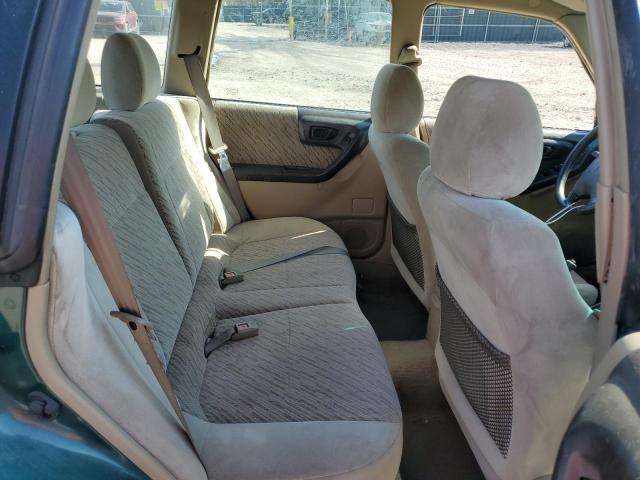JF1SF6555WH767048 - 1998 SUBARU FORESTER S GREEN photo 10