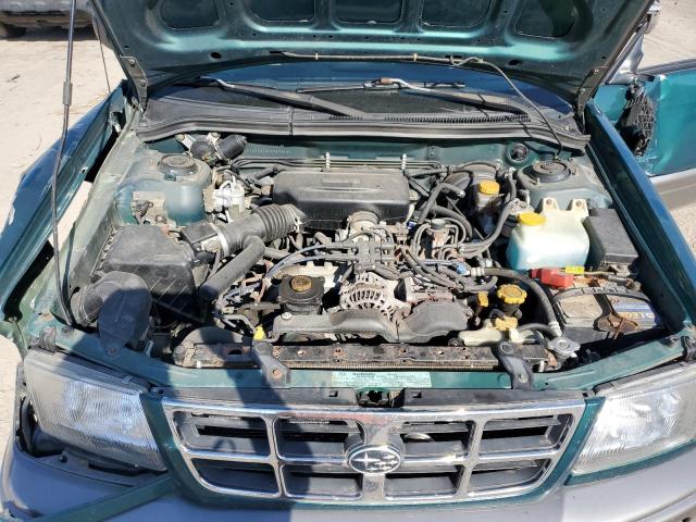 JF1SF6555WH767048 - 1998 SUBARU FORESTER S GREEN photo 11