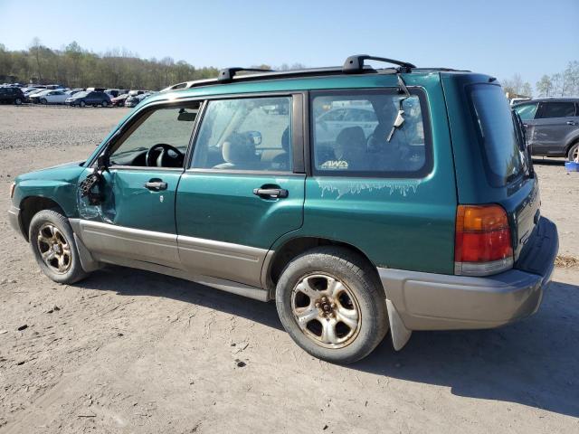JF1SF6555WH767048 - 1998 SUBARU FORESTER S GREEN photo 2