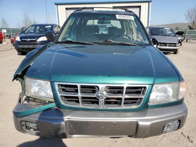 JF1SF6555WH767048 - 1998 SUBARU FORESTER S GREEN photo 5