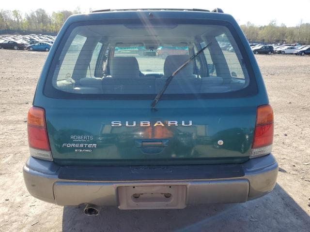 JF1SF6555WH767048 - 1998 SUBARU FORESTER S GREEN photo 6