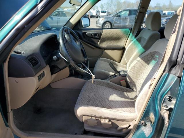 JF1SF6555WH767048 - 1998 SUBARU FORESTER S GREEN photo 7