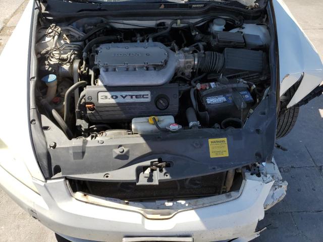 1HGCM66584A052467 - 2004 HONDA ACCORD EX WHITE photo 11