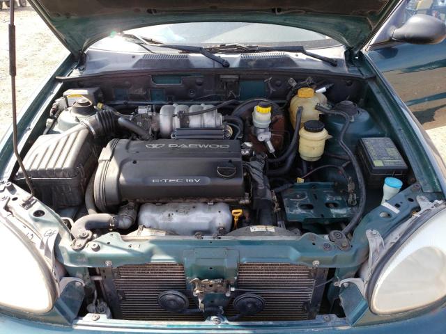 KLATA52641B661097 - 2001 DAEWOO LANOS S GREEN photo 11