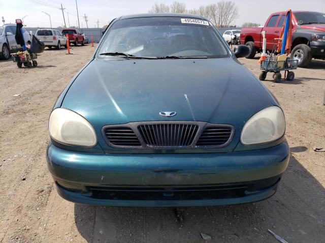 KLATA52641B661097 - 2001 DAEWOO LANOS S GREEN photo 5