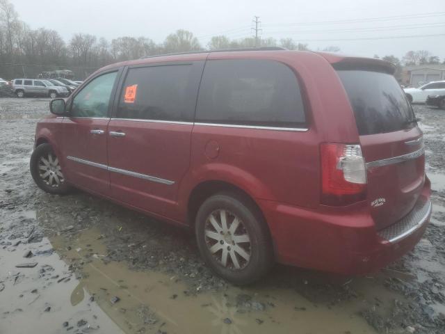 2A4RR8DG5BR631154 - 2011 CHRYSLER TOWN & COU TOURING L BURGUNDY photo 2