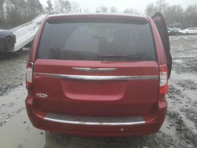 2A4RR8DG5BR631154 - 2011 CHRYSLER TOWN & COU TOURING L BURGUNDY photo 6
