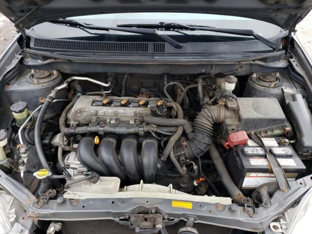 2T1KR32E27C681903 - 2007 TOYOTA COROLLA MA XR GRAY photo 11