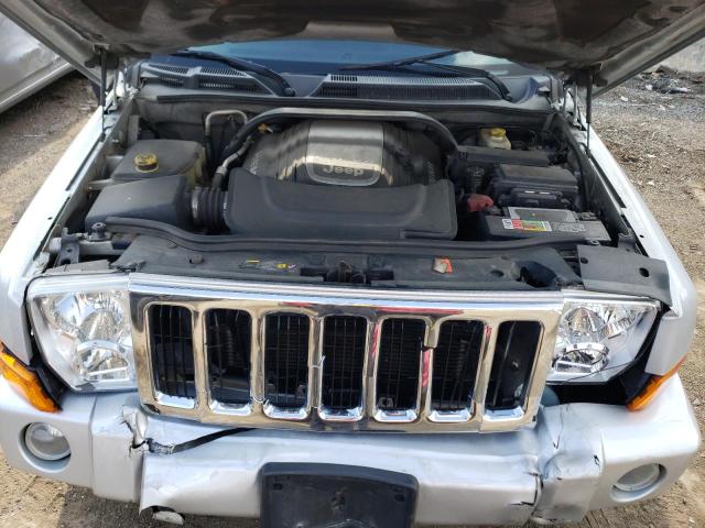 1J8HG58256C141390 - 2006 JEEP COMMANDER LIMITED SILVER photo 11