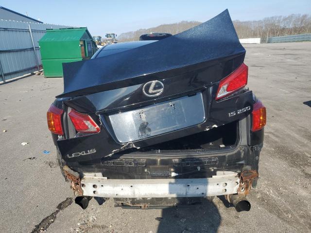 JTHBK262062021059 - 2006 LEXUS IS 250 BLACK photo 6