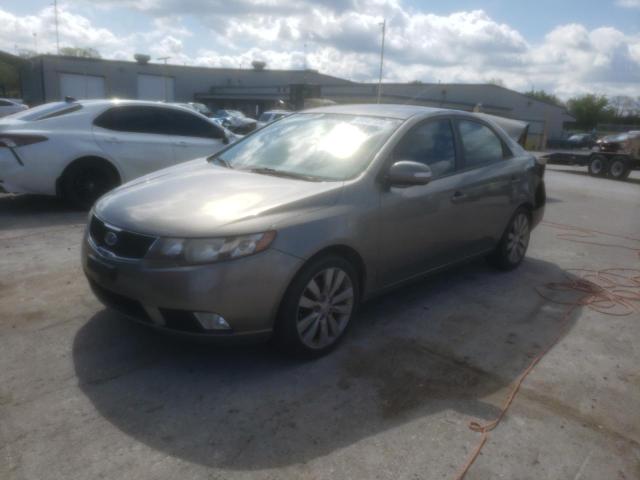 KNAFW4A30A5049189 - 2010 KIA FORTE SX GRAY photo 1