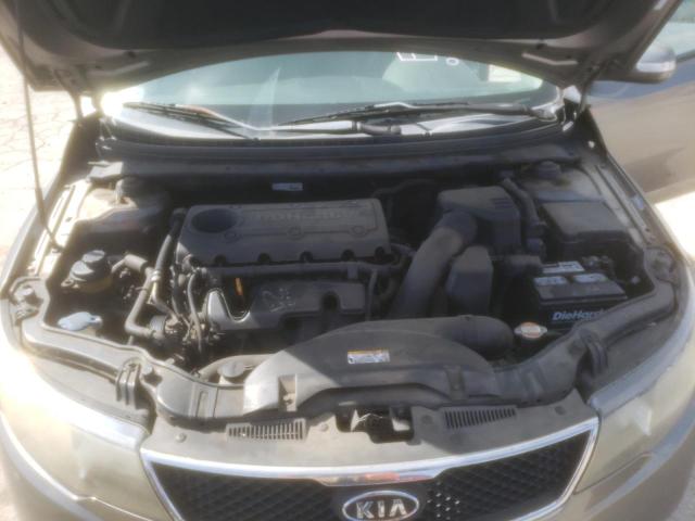 KNAFW4A30A5049189 - 2010 KIA FORTE SX GRAY photo 11