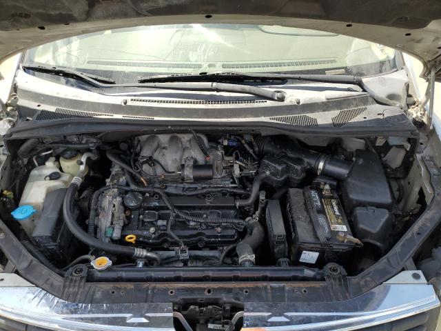 5N1BV28U07N125148 - 2007 NISSAN QUEST S SILVER photo 12