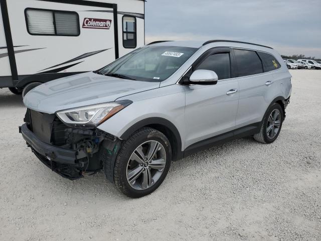 KM8SN4HF2GU158106 - 2016 HYUNDAI SANTA FE SE SILVER photo 1