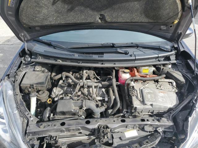 JTDKDTB32G1120702 - 2016 TOYOTA PRIUS C GRAY photo 11