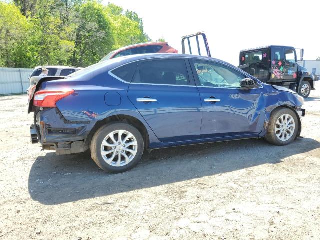 3N1AB7AP2KY305708 - 2019 NISSAN SENTRA S BLUE photo 3