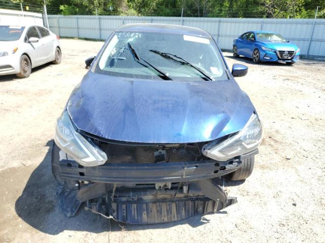 3N1AB7AP2KY305708 - 2019 NISSAN SENTRA S BLUE photo 5