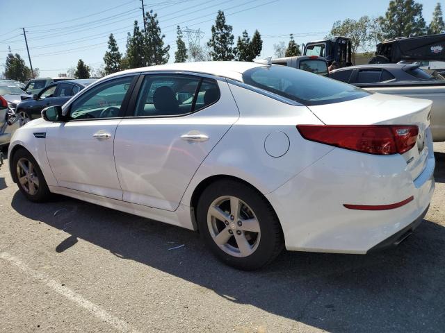 KNAGM4A71F5664497 - 2015 KIA OPTIMA LX WHITE photo 2