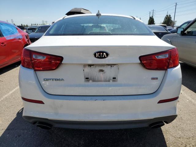 KNAGM4A71F5664497 - 2015 KIA OPTIMA LX WHITE photo 6