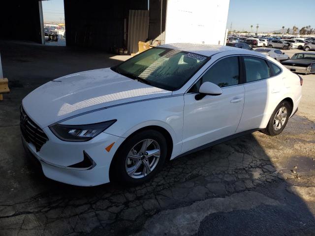 5NPEG4JA8MH123909 - 2021 HYUNDAI SONATA SE WHITE photo 1