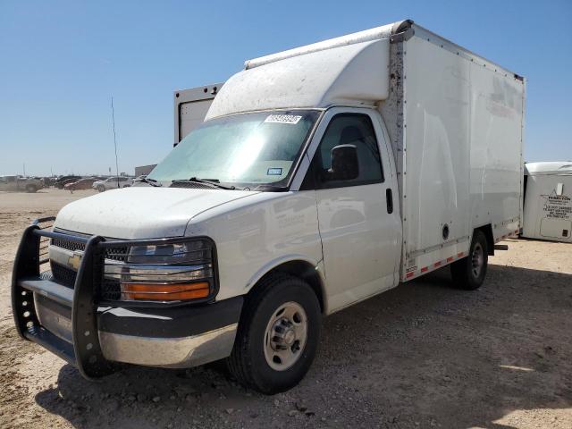 1GB0GRFP9K1144846 - 2019 CHEVROLET EXPRESS G3 WHITE photo 1