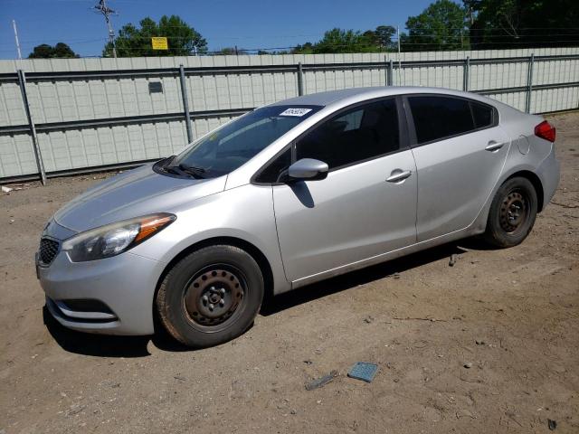 KNAFK4A67G5573759 - 2016 KIA FORTE LX SILVER photo 1