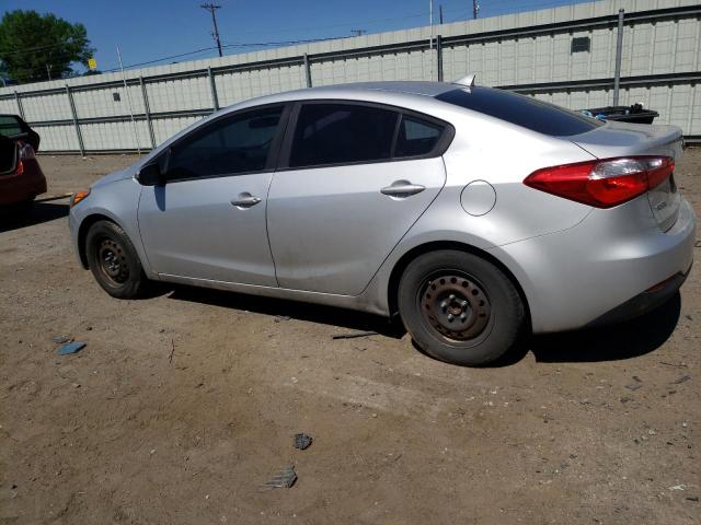 KNAFK4A67G5573759 - 2016 KIA FORTE LX SILVER photo 2