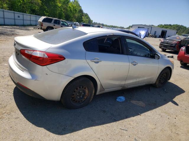 KNAFK4A67G5573759 - 2016 KIA FORTE LX SILVER photo 3