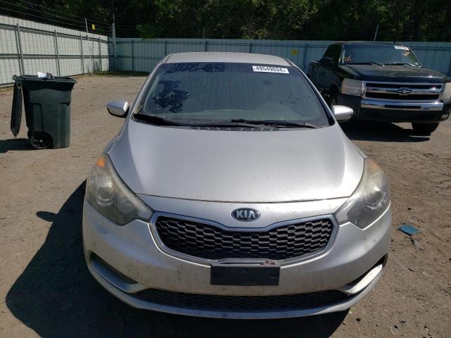 KNAFK4A67G5573759 - 2016 KIA FORTE LX SILVER photo 5