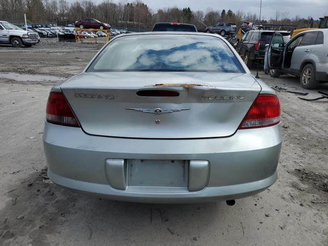 1C3EL56R44N407543 - 2004 CHRYSLER SEBRING LXI SILVER photo 6