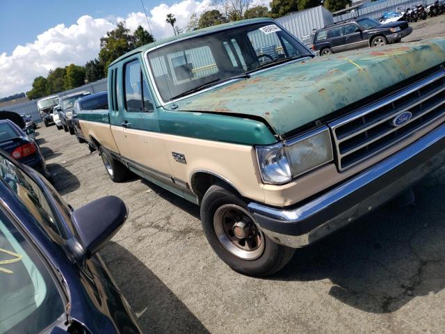 1FTEX15N3LKA35555 - 1990 FORD F150 GREEN photo 4