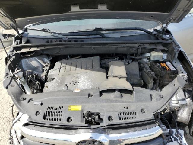 5TDJKRFH3GS307735 - 2016 TOYOTA HIGHLANDER XLE 银色 照片 12