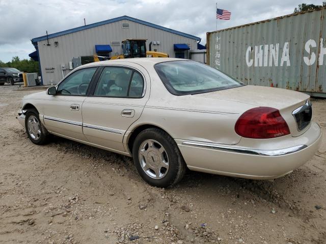 1LNHM97V4YY920753 - 2000 LINCOLN CONTINENTA BEIGE photo 2