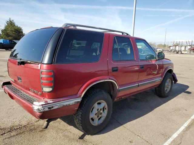 1GNDT13W3V2249197 - 1997 CHEVROLET BLAZER RED photo 3