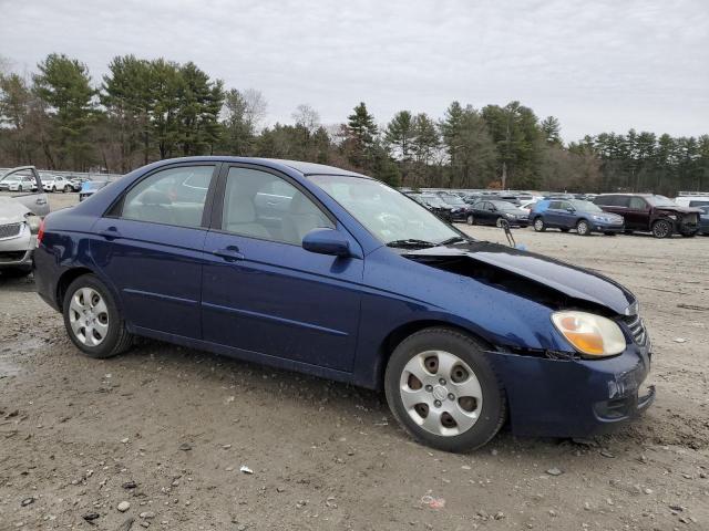 KNAFE122785549576 - 2008 KIA SPECTRA EX BLUE photo 4