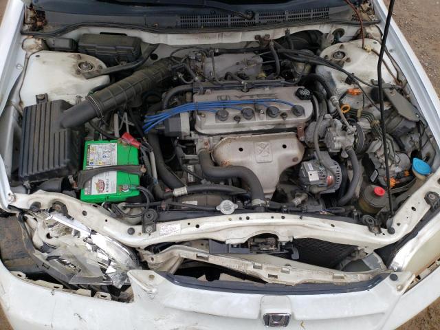 1HGCG555XWA121973 - 1998 HONDA ACCORD EX WHITE photo 11