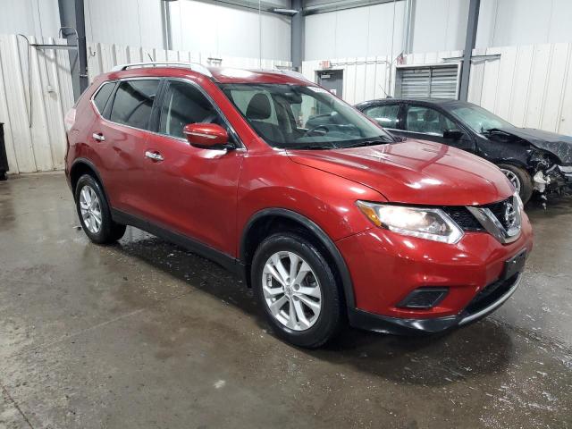 KNMAT2MV2FP543749 - 2015 NISSAN ROGUE S RED photo 4