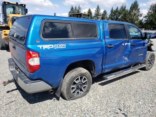 5TFDY5F17HX623464 - 2017 TOYOTA TUNDRA CREWMAX SR5 BLUE photo 3