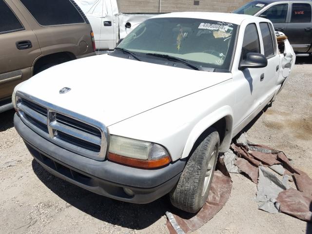 1D7HL38K74S541967 - 2004 DODGE DAKOTA QUAD SPORT  photo 2