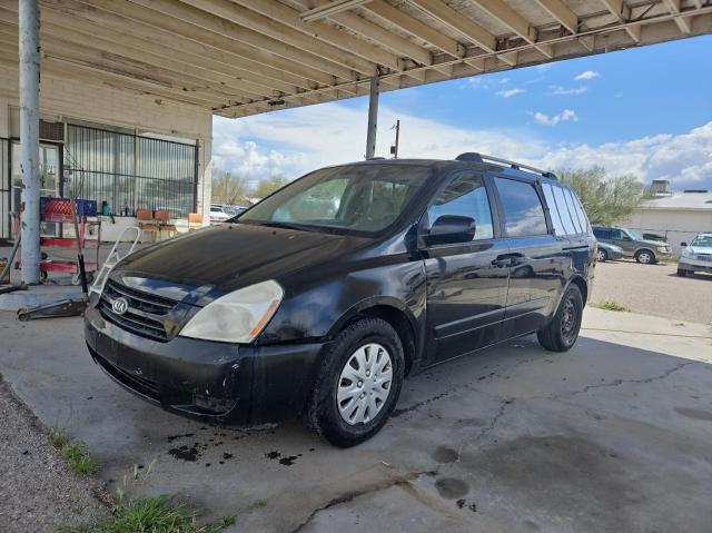 KNDMB233666039727 - 2006 KIA SEDONA EX BLACK photo 2