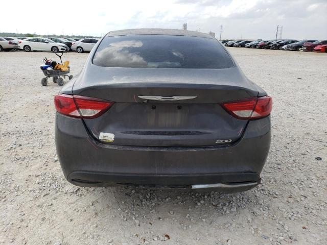 1C3CCCAB0FN691617 - 2015 CHRYSLER 200 LIMITED GRAY photo 6