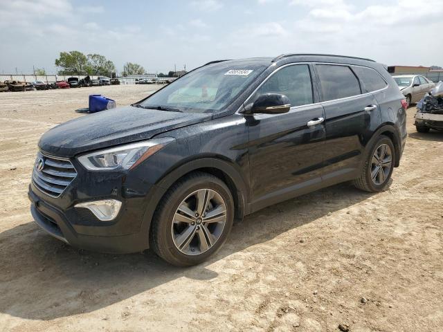 KM8SR4HF3EU080940 - 2014 HYUNDAI SANTA FE GLS BLACK photo 1