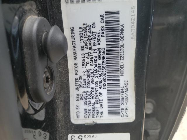 1NXBR32E66Z596463 - 2006 TOYOTA COROLLA CE BLACK photo 12