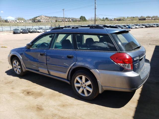 4S4BP61C787367184 - 2008 SUBARU OUTBACK 2.5I BLUE photo 2